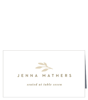 Garden of Greenery Place Cards