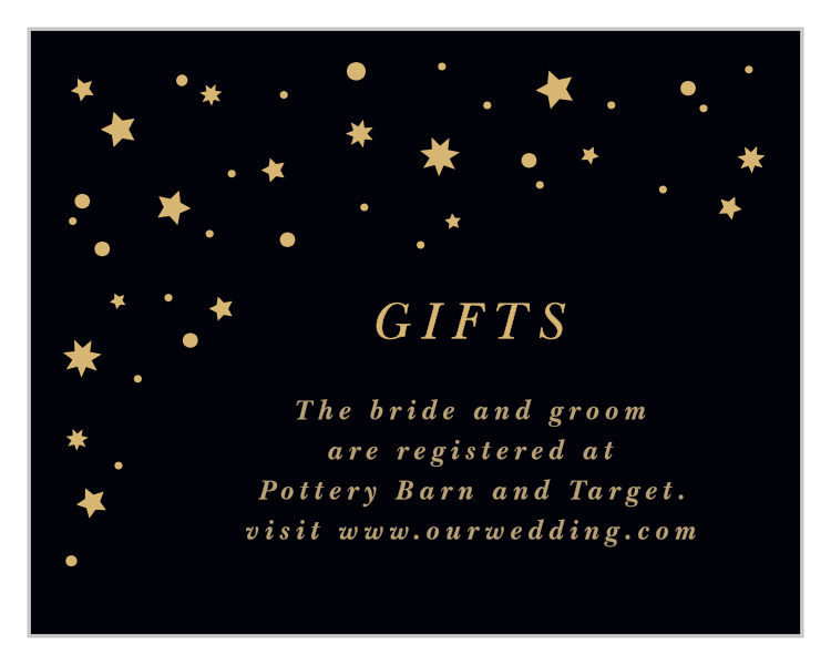 Shining Bright Registry Cards