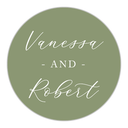 Palm Love Wedding Stickers