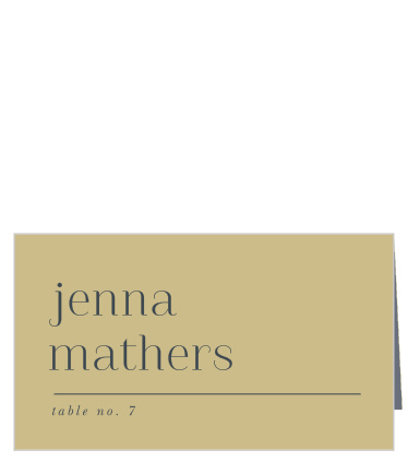 Simple Headline Place Cards