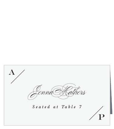Everlasting Love Place Cards