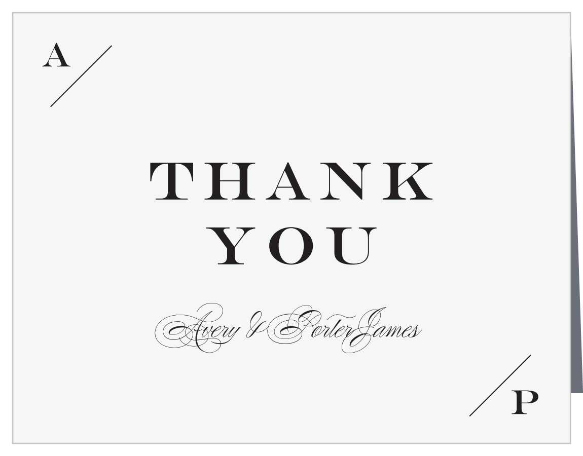 Everlasting Love Wedding Thank You Cards