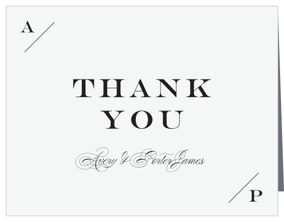 Everlasting Love Wedding Thank You Cards