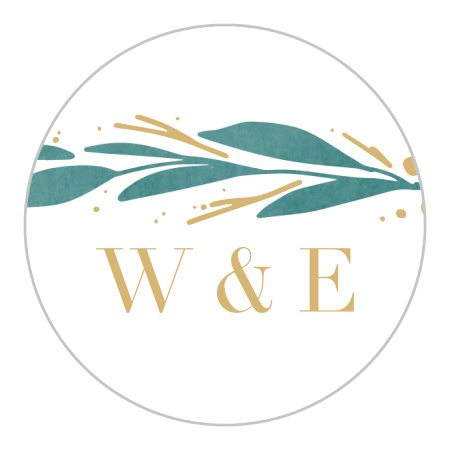 Vignes Vines Wedding Stickers