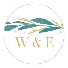 Seal envelopes or gift your family and friends with a memento of your special day with our Vignes Vines Wedding Stickers.