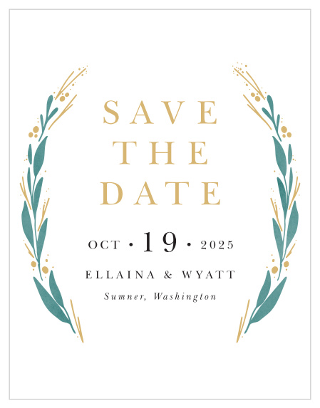 Be sure your family and friends will mark their calendars for your special day with our Vignes Vines Save-the-Date Magnets. 