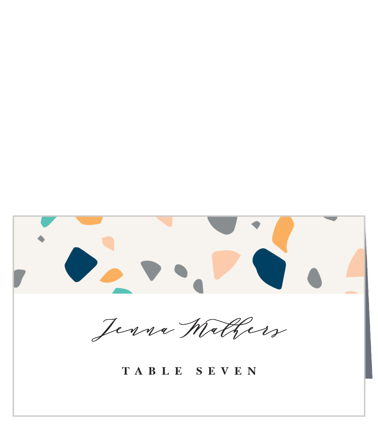 Grand Terrazo Place Cards