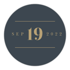 You won't want to miss out on these additions to your wedding day! Our Simple Headline Wedding Stickers highlight your special day with a gray background and your date written in the center.