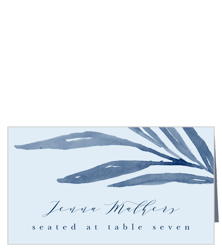 Serenity Leaves Place Cards