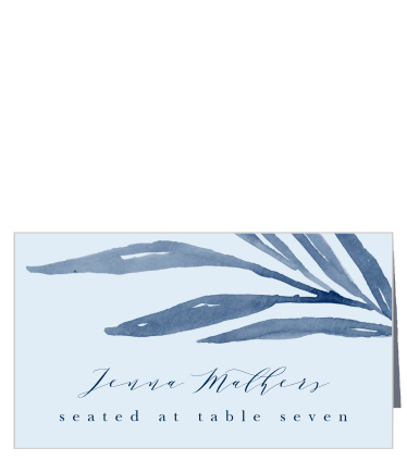 Serenity Leaves Place Cards