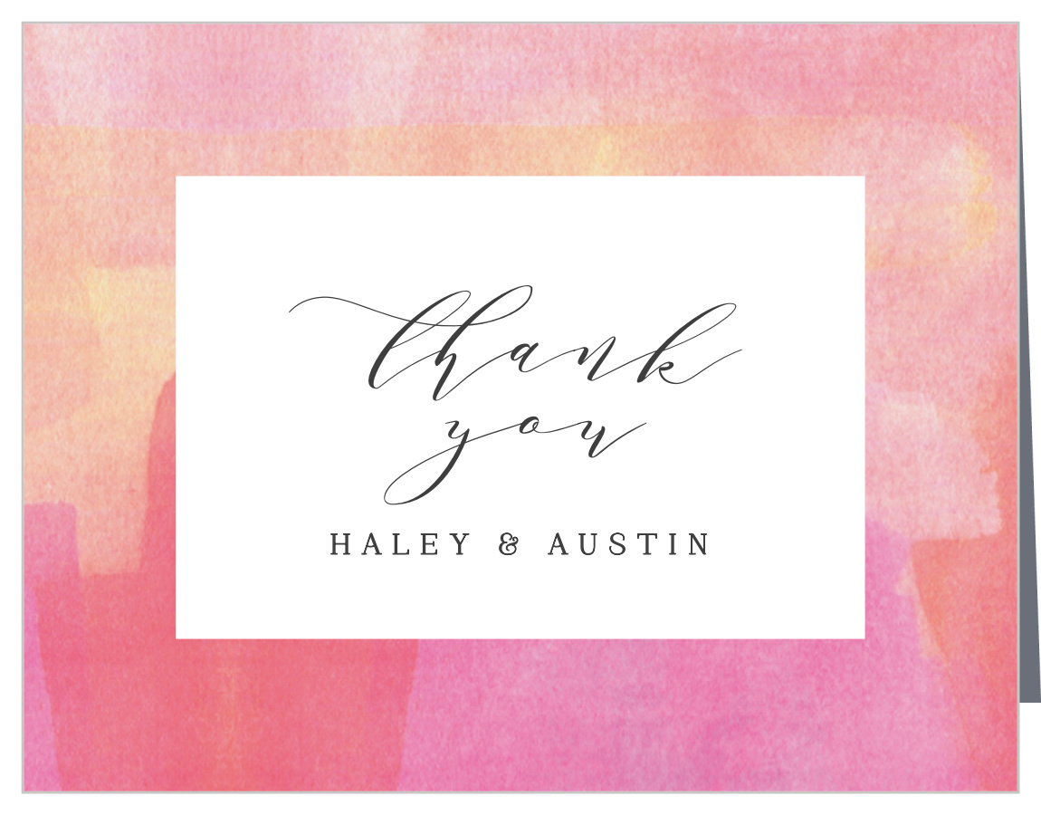 Art Always Wedding Thank You Cards
