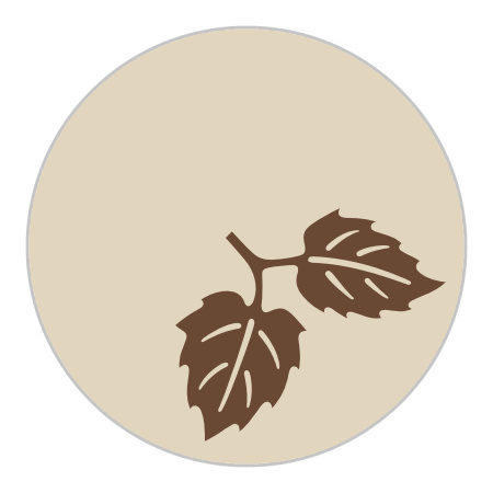 Elegant Fall Scrolls Wedding Stickers