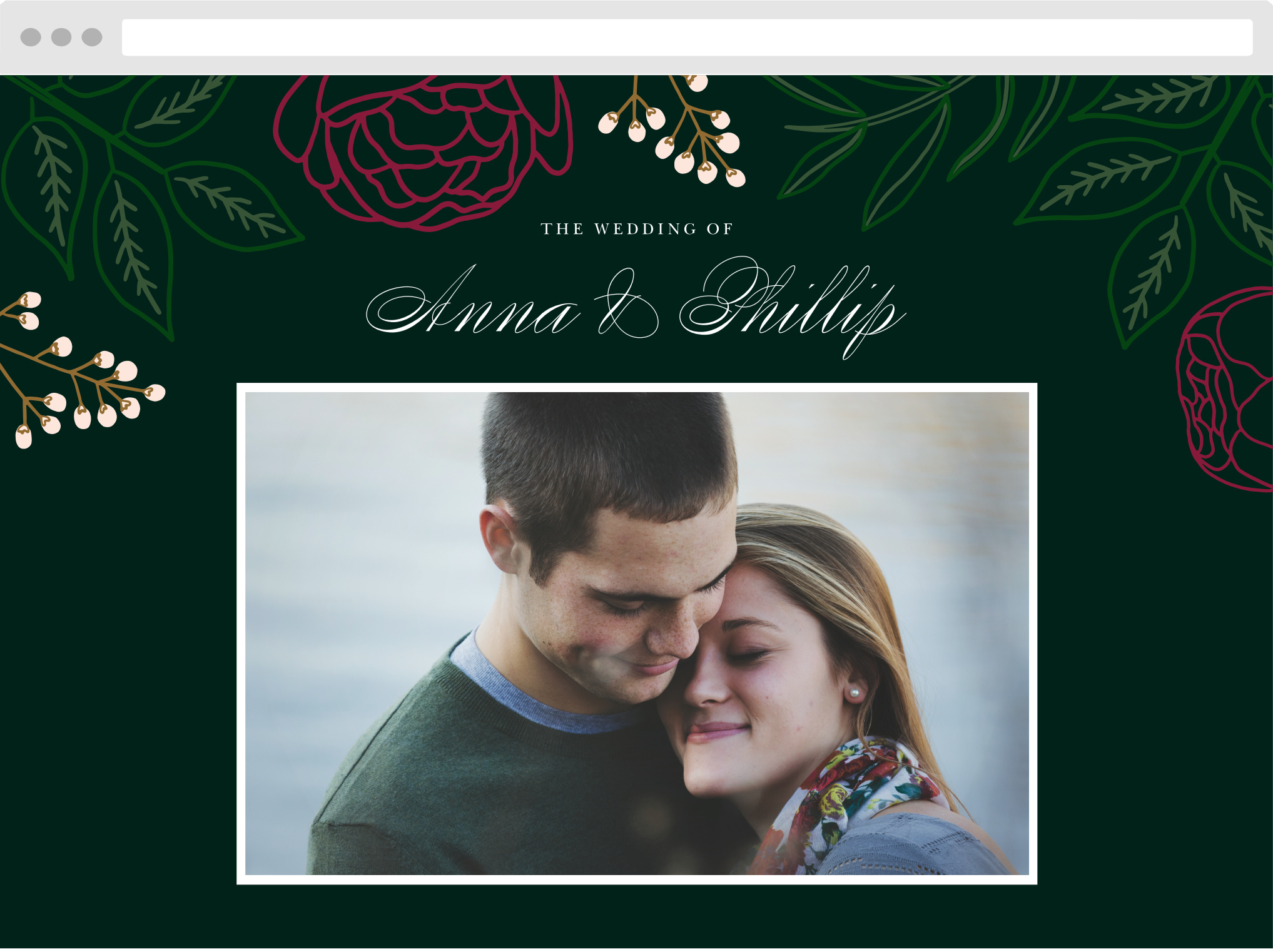 Sculpted Blooms Wedding Website