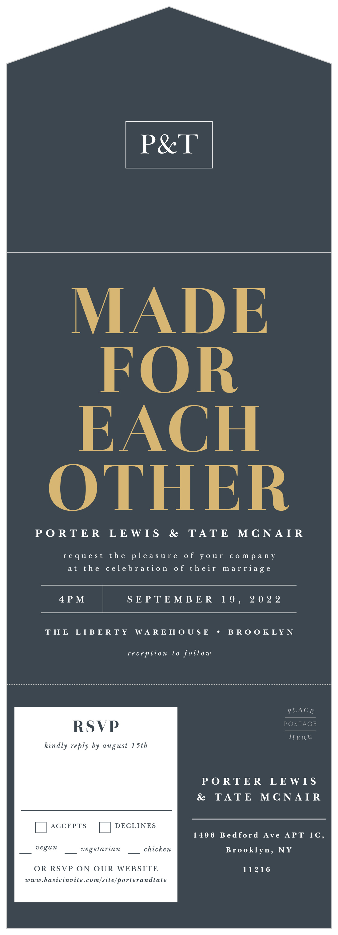 Each Other Seal & Send Wedding Invitations