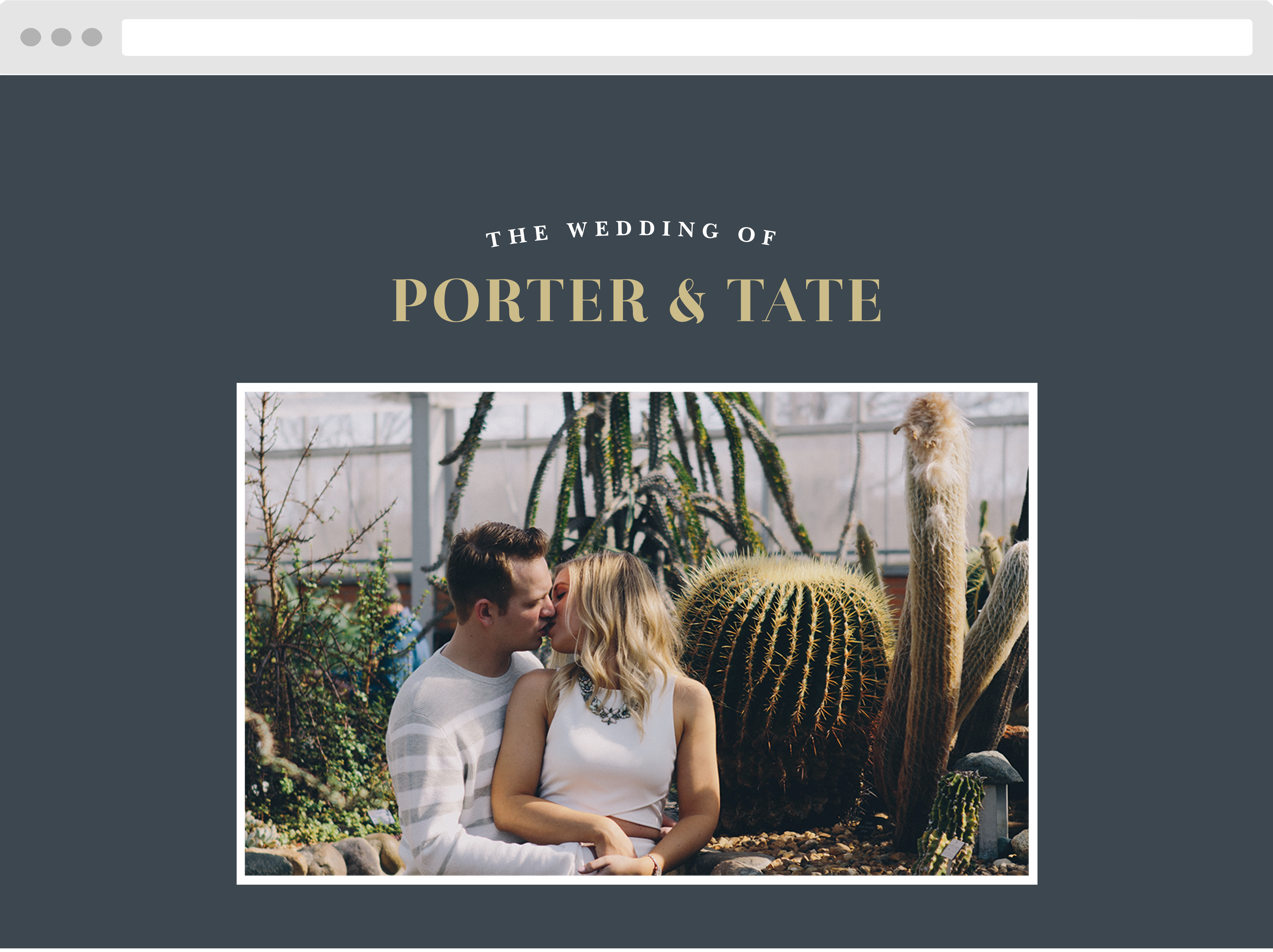 Each Other Wedding Website