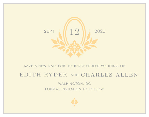 Things don't always go as planned, so be prepared with MaeMae's Charles Change the Date Cards. 