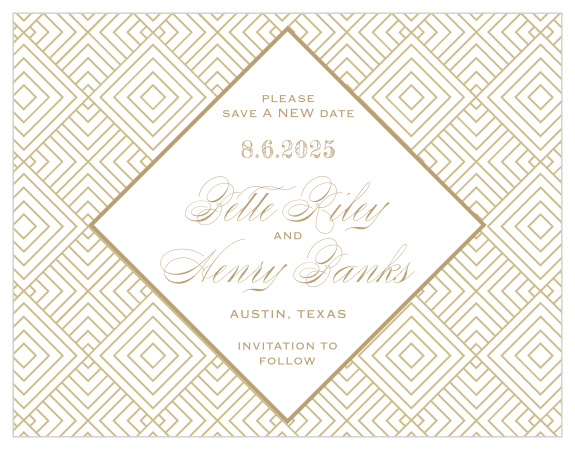 We understand that not everything goes as planned, and we want to be sure you're prepared, so we've created MaeMae's Bette Change the Date Cards just for this situation!