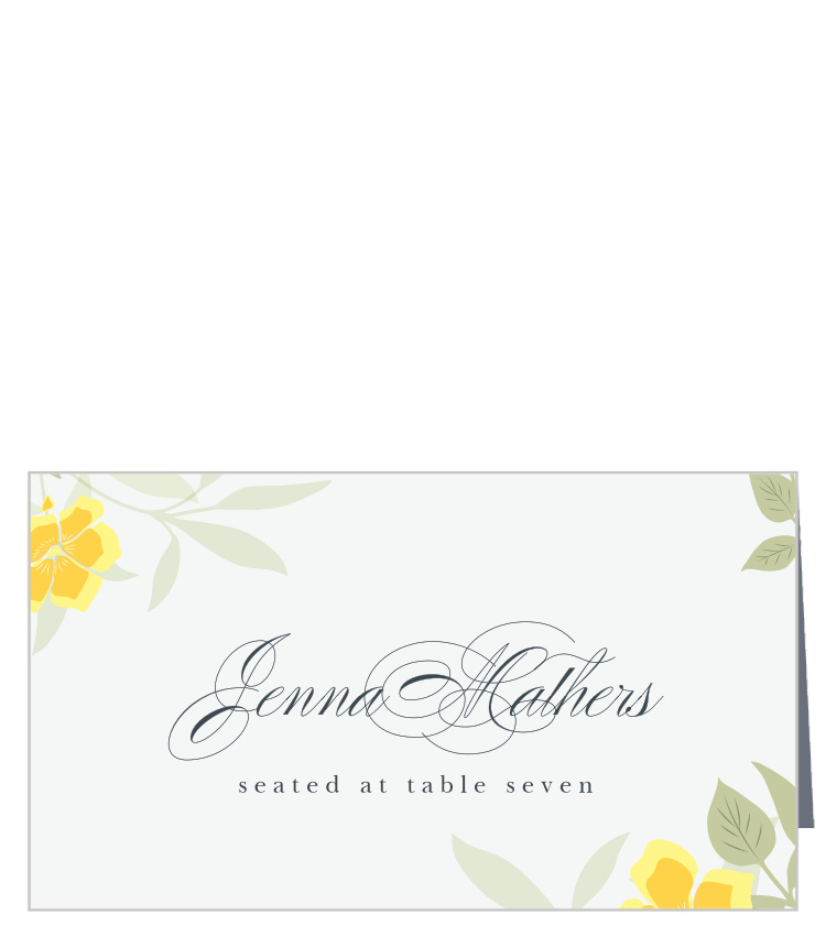 Clematis Blossom Place Cards