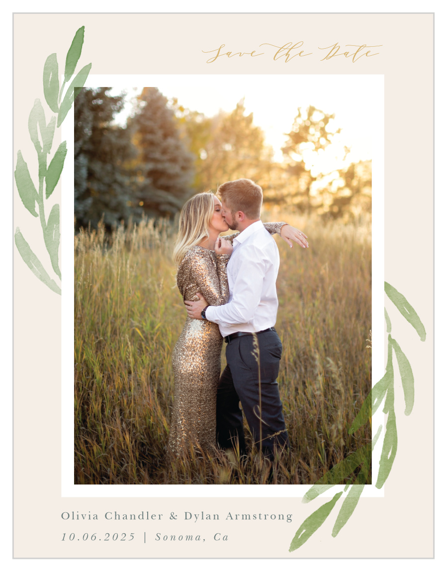 Forever Wreath Save the Date Magnets