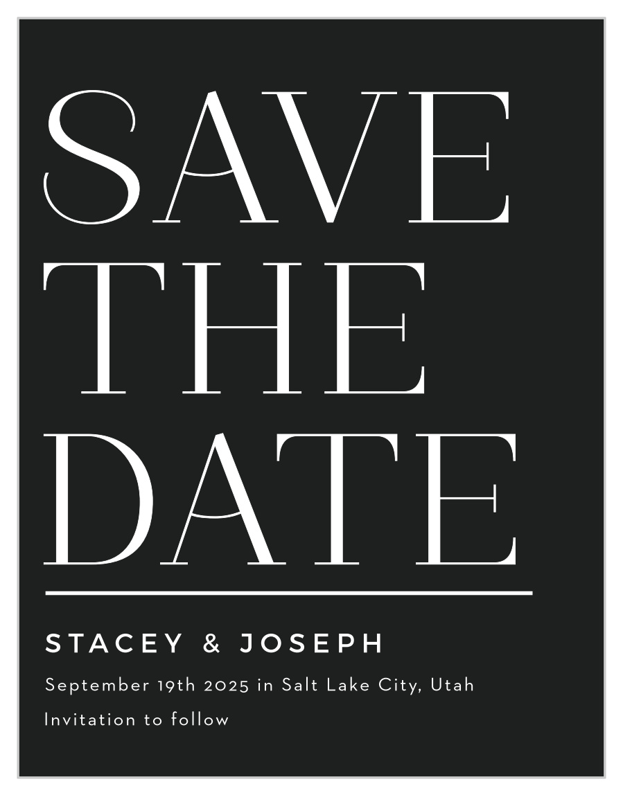Oversize Date Save the Date Magnets
