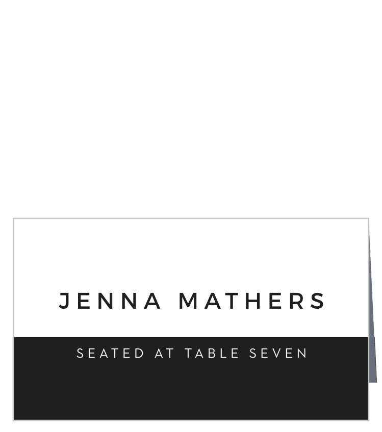 Oversize Date Place Cards