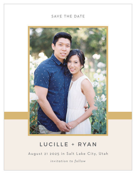 Be sure your family and friends will be marking their calendars for your special day with our Contemporary Colors Save-the-Date Cards. 