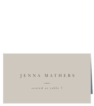 Subtle Garland Place Cards