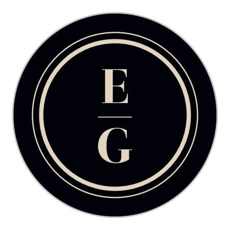 Basic Monogram Wedding Stickers