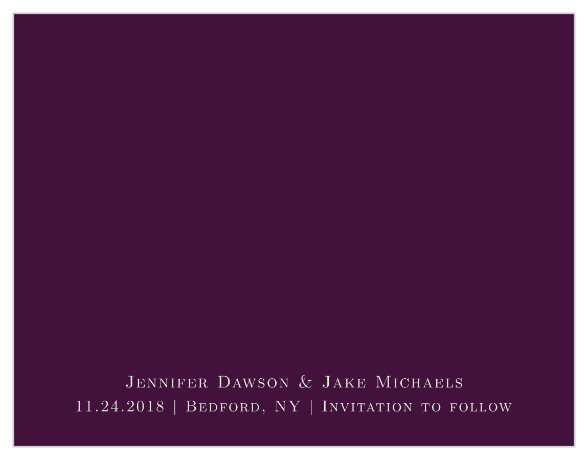 Golden Rings Save-the-Date Cards