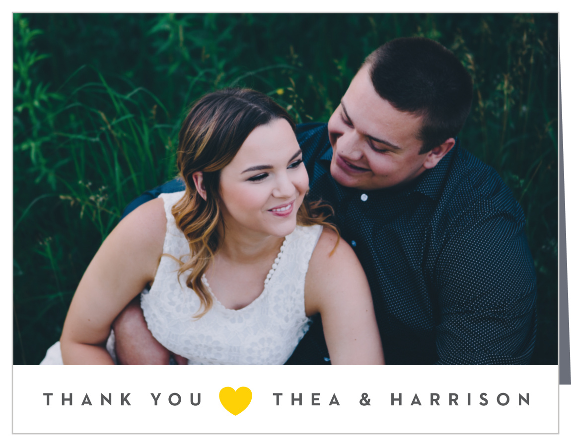 Love Note Wedding Thank You Cards