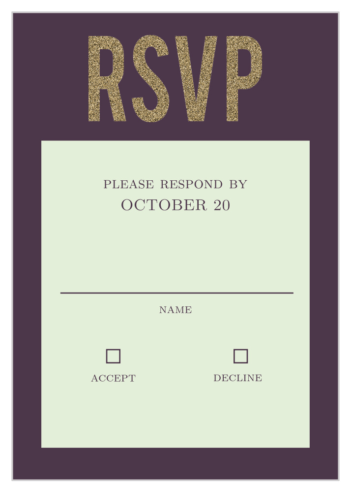 Golden Rings Response Cards