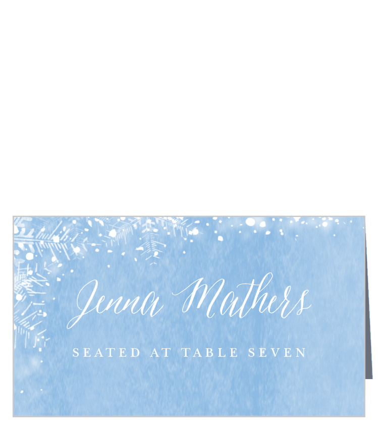 Cozy Frost Place Cards