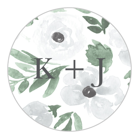 Dappled Shade Wedding Stickers