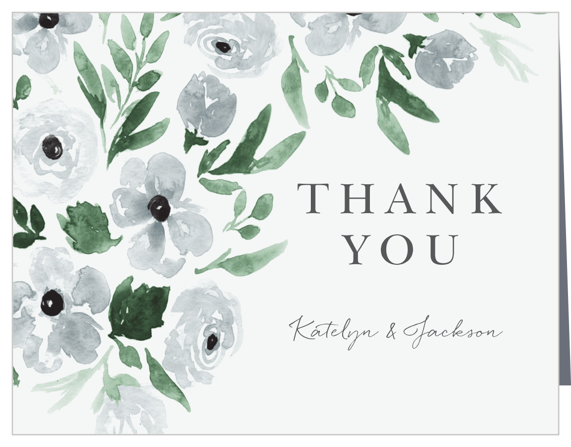 Dappled Shade Wedding Thank You Cards