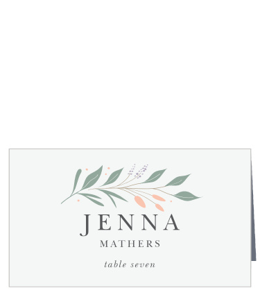 Laurel Foliage Place Cards