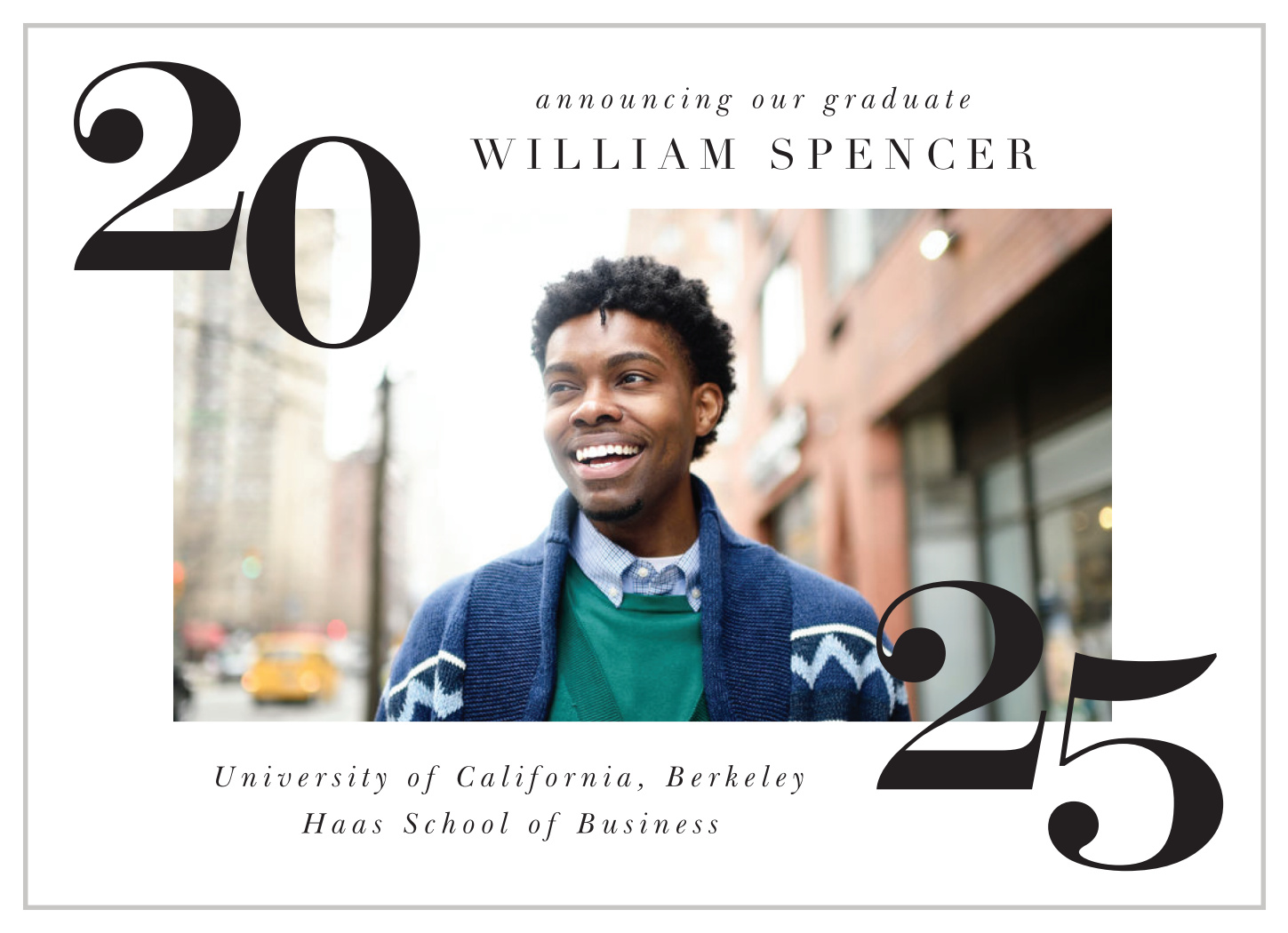 Photo Year Graduation Announcements