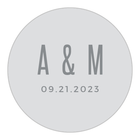 Mod Lines Wedding Stickers