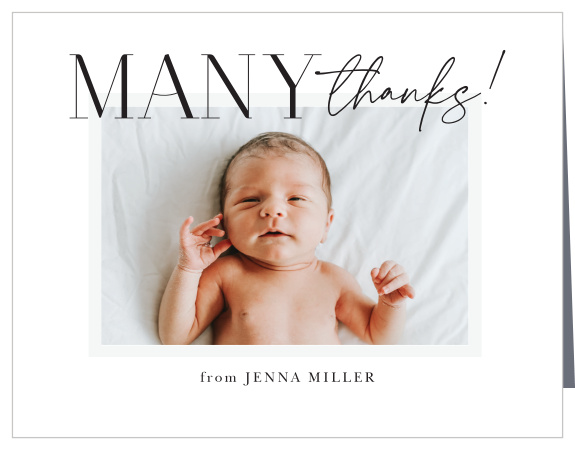 Hello Baby Baby Shower Thank You Cards