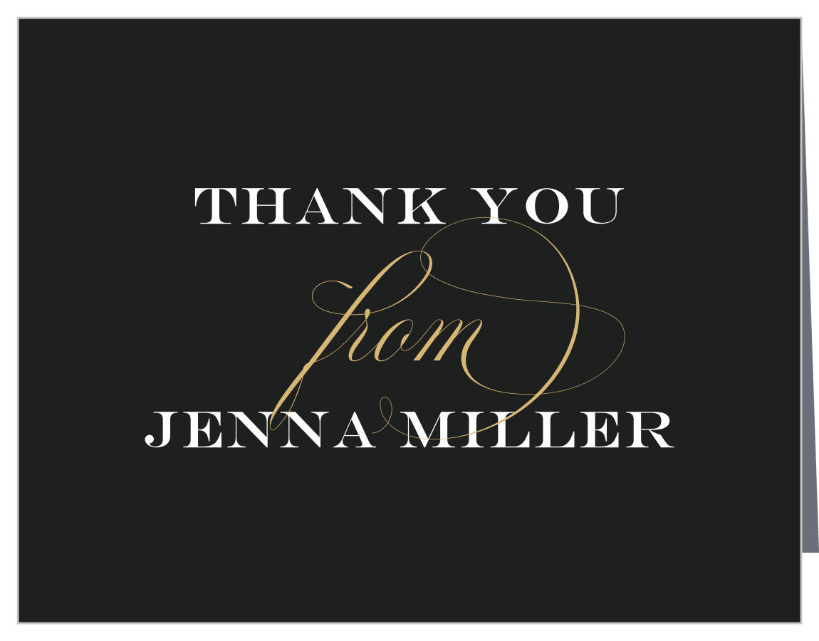 After Shower Baby Shower Thank You Cards