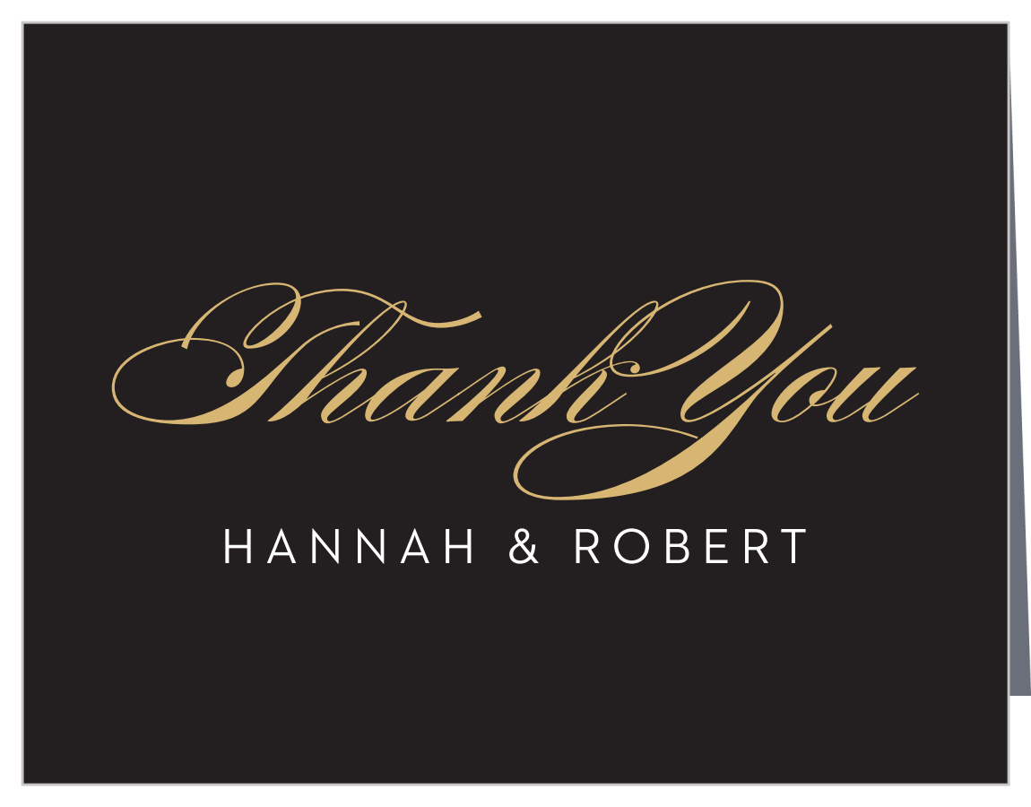 Modern Union Wedding Thank You Cards