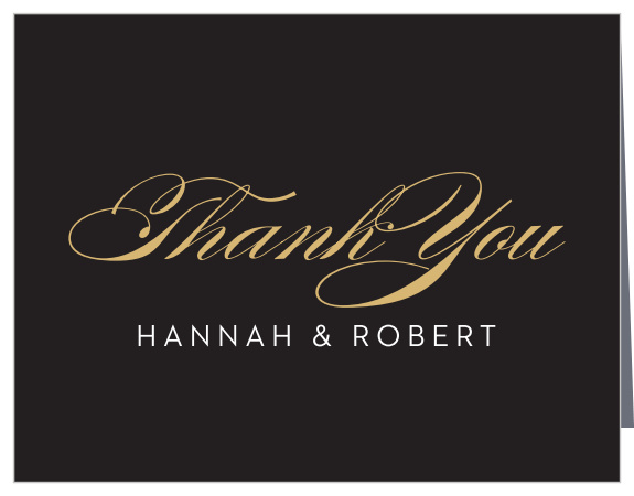 Modern Union Wedding Thank You Cards