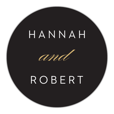 Modern Union Wedding Stickers