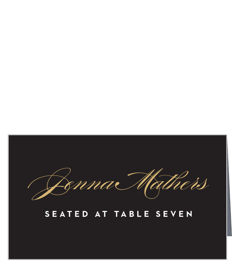 Modern Union Place Cards