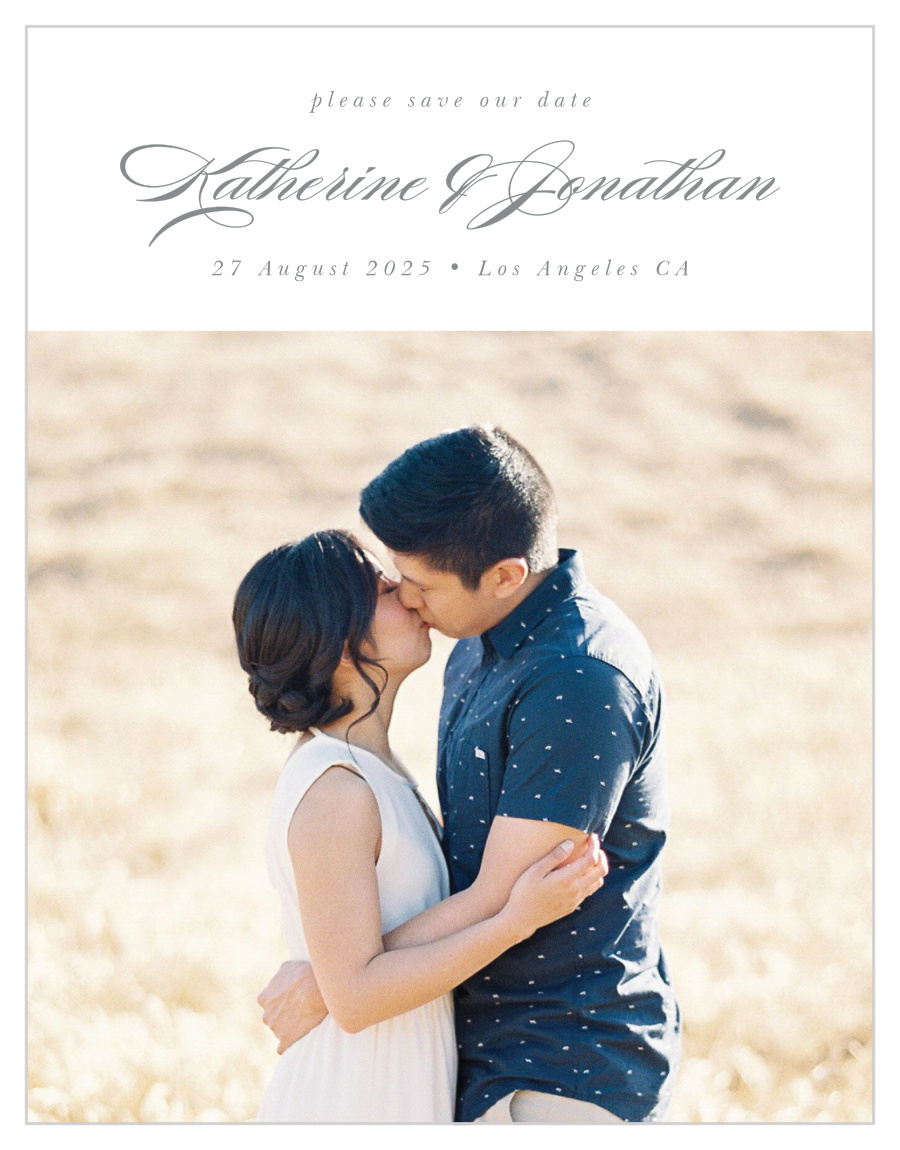 Mild Colorblock Save the Date Magnets