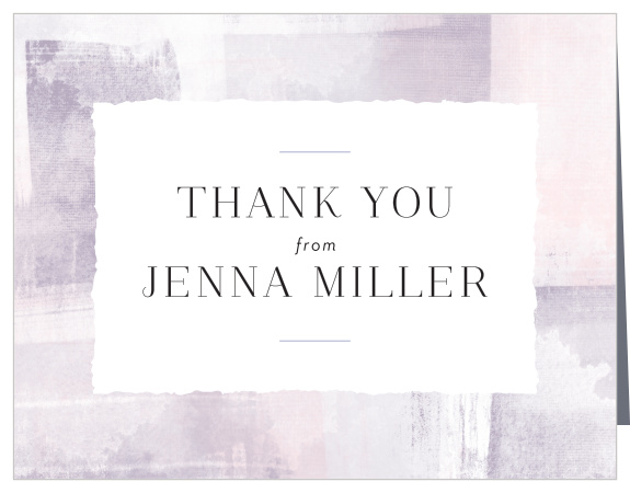 Modern Art Baby Shower Thank You Cards