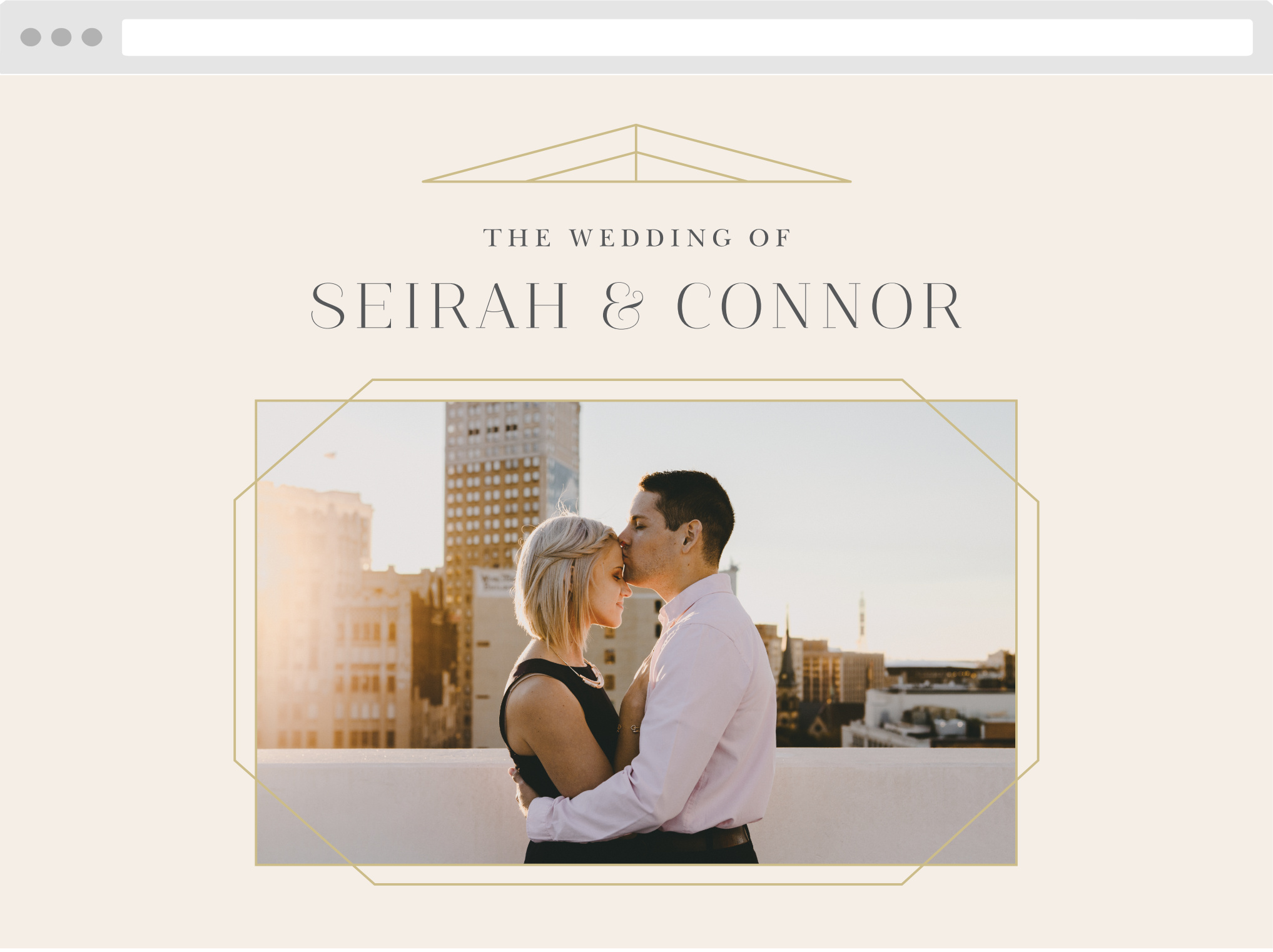 Deco Dream Wedding Website