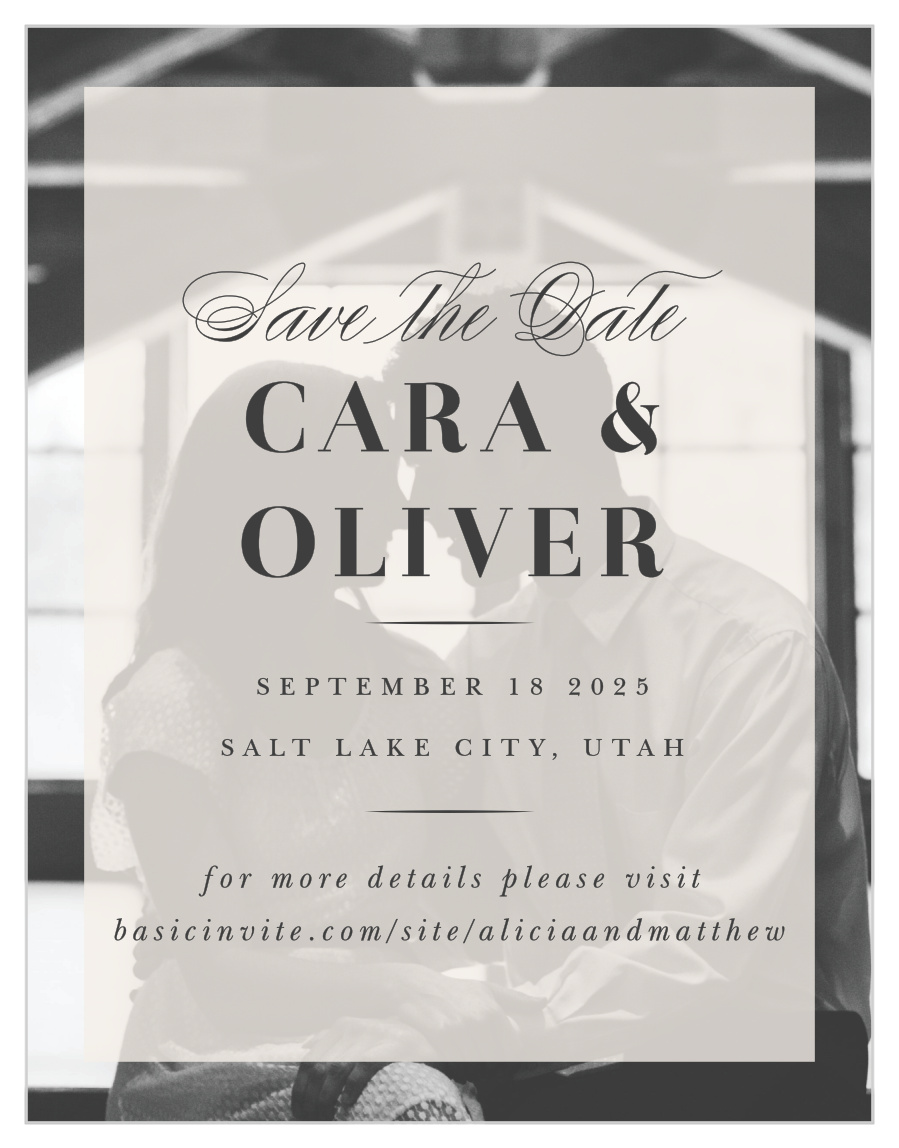 Photo Glaze Save the Date Magnets
