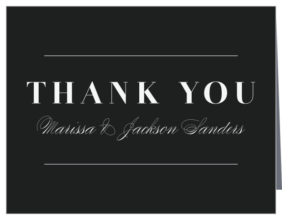 Mod Photo Wedding Thank You Cards