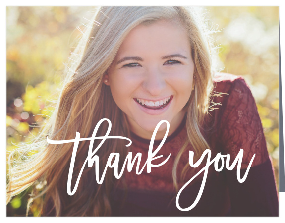 Virtual Party Graduation Thank You Cards