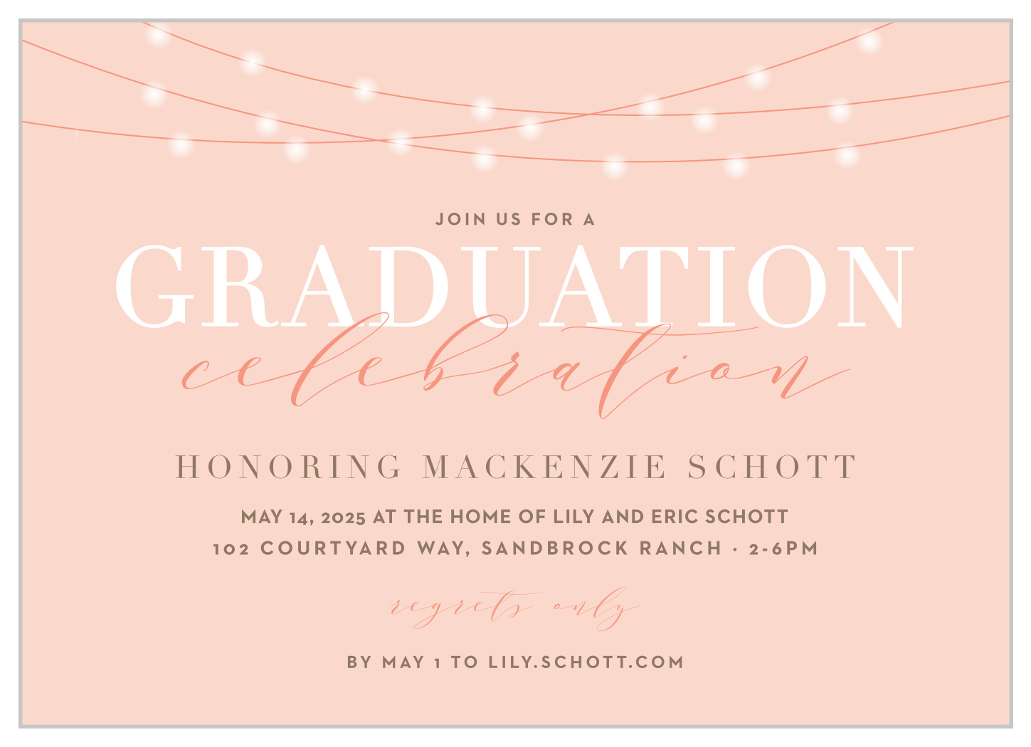 High Class Graduation Invitations